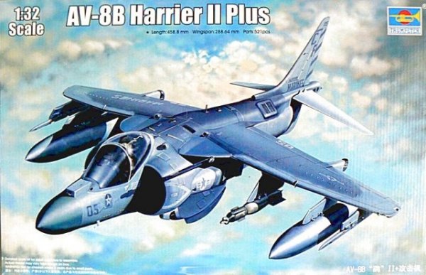 Trumpeter 02286 AV-8B Harrier II Plus (1:32)