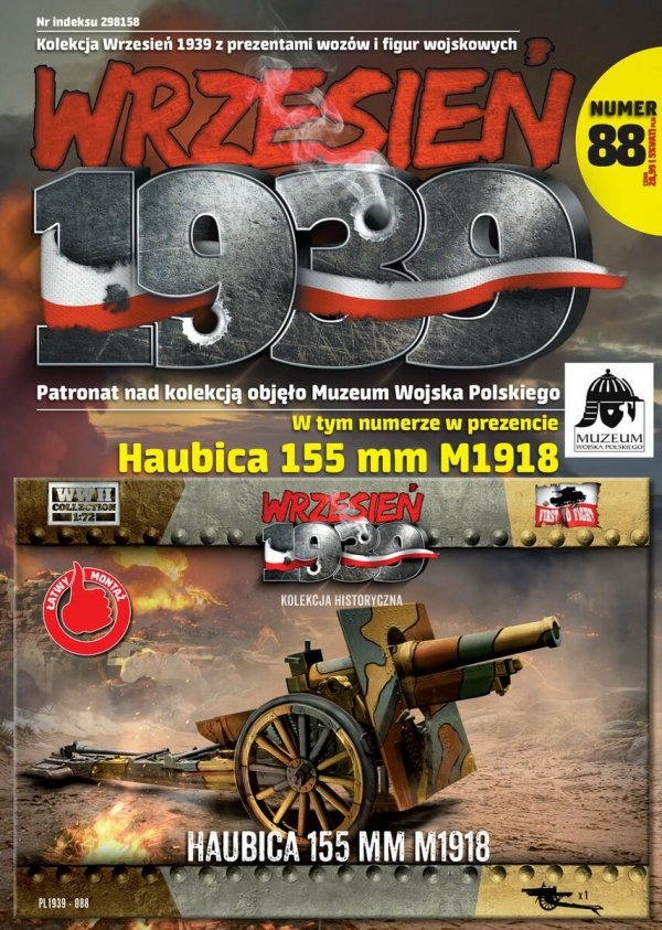 First To Fight PL088 Haubica 155 mm M1918 1/72