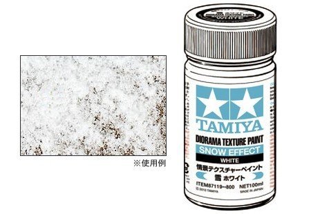 Tamiya 87119 Diorama Texture Paint (Snow Effect, White) 