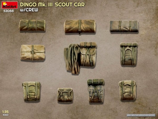 MiniArt 53088 DINGO Mk. III SCOUT CAR w/CREW 1/35