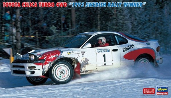 Hasegawa 20484  Toyota Celica Turbo 4WD &quot;1993 Swedish Rally Winner&quot; Limited Edition 1/24