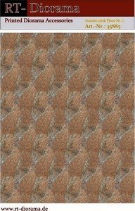 RT-Diorama 35885 Printed Accessories: Granite pink Floor Nr.7 1/35