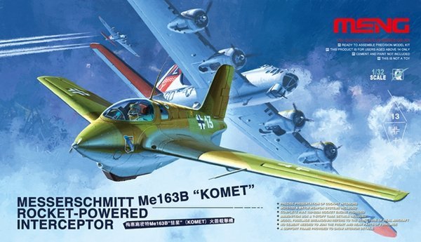 Meng Model QS-001 Messerschmitt Me-163B &quot;Komet&quot; 1/32