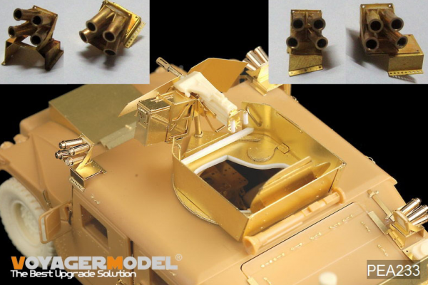Voyager Model PEA233 Modren HUMVEE family smoke discharger (16PCS) (GP) 1/35