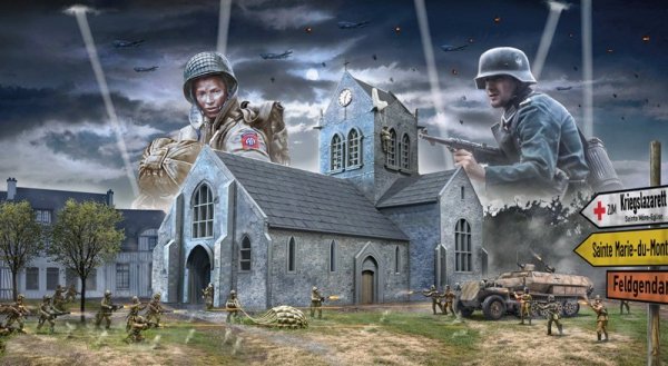 Italeri 6199 Battle of Normandy Sainte-Mère-Eglise 6 June 1944 1/72