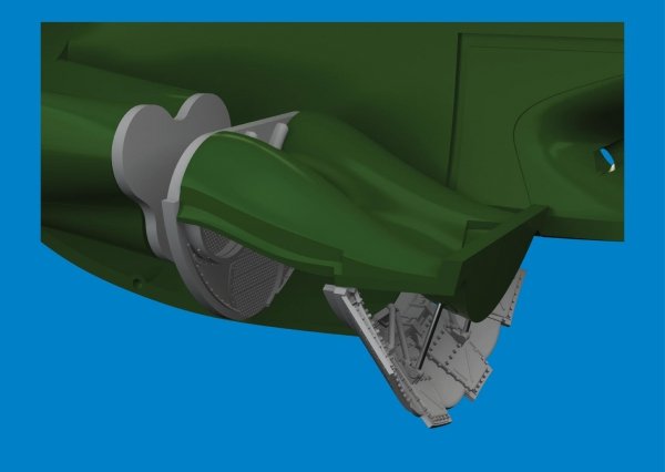 Eduard 6481144 P-40N radiators upgrade set PRINT EDUARD 1/48