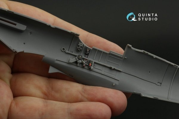 Quinta Studio QD48134 Spitfire Mk.I 3D-Printed &amp; coloured Interior on decal paper (Tamiya) 1/48