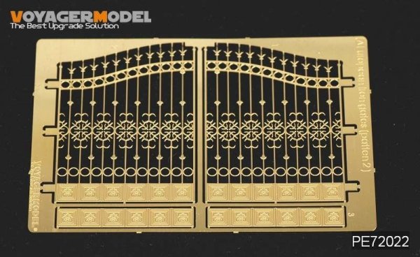 Voyager Model PE72022 European Iron Gates (Pattern 2) for All 1/72
