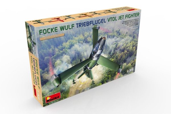 MiniArt 40009 Focke Wulf Triebflugel (VTOL) Jet Fighter 1/35