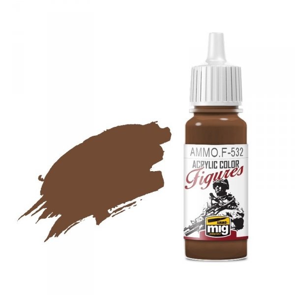 AMMO of Mig Jimenez F532 Red Brown 17ml