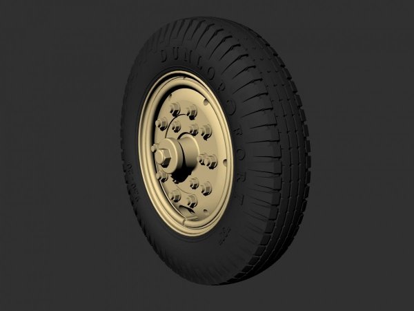 Panzer Art RE35-593 Rolls-Royce AC road wheels (Dunlop) 1/35
