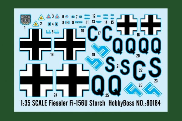 Hobby Boss 80184 Fieseler Fi-156U Storch 1/35