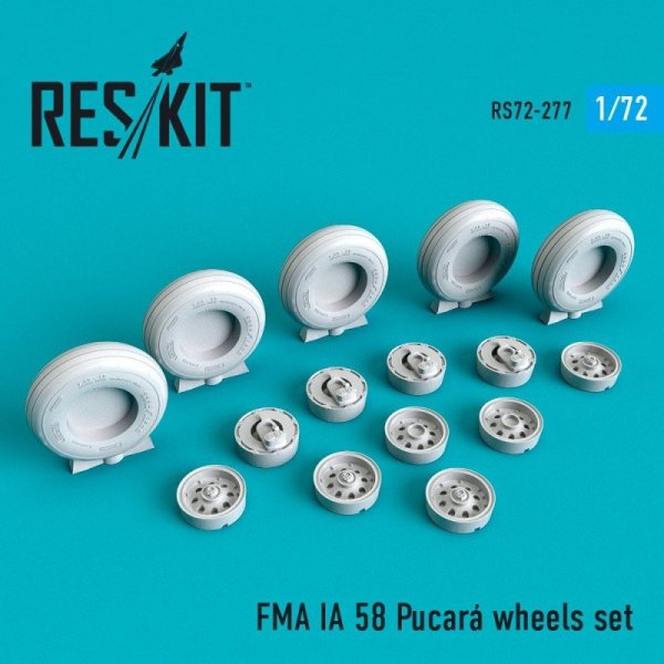 RESKIT RS72-0277 FMA IA 58 Pucará wheels set 1/72
