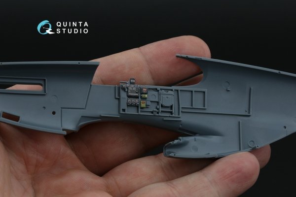 Quinta Studio QD48533 P-51B/C Mustang Early 3D-Printed &amp; coloured Interior on decal paper (Eduard) 1/48