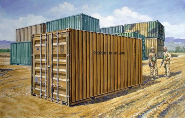 Italeri 6516 20' Military Container 1/35