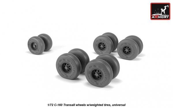 Armory Models AW72507 C-160 Transall wheels w/weighted tires 1/72