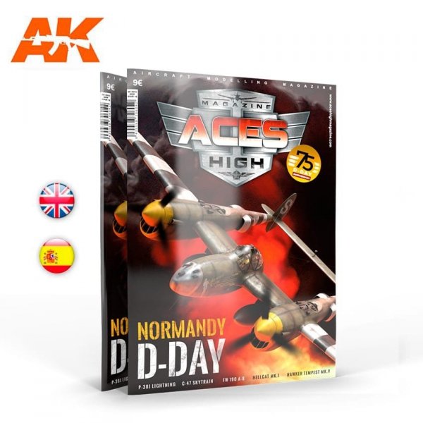 AK Interactive AK2933 ACES HIGH MAGAZINE ISSUE 16 NORMANDY D-DAY