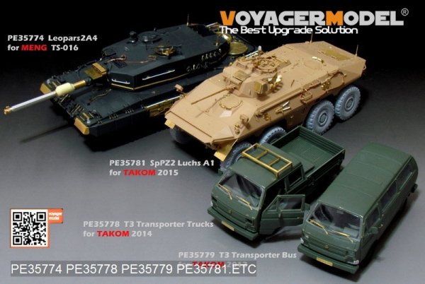 Voyager Model PE35781 Morden German SpPZ2 Luchs A1 Basic For TAKOM 2015 1/35