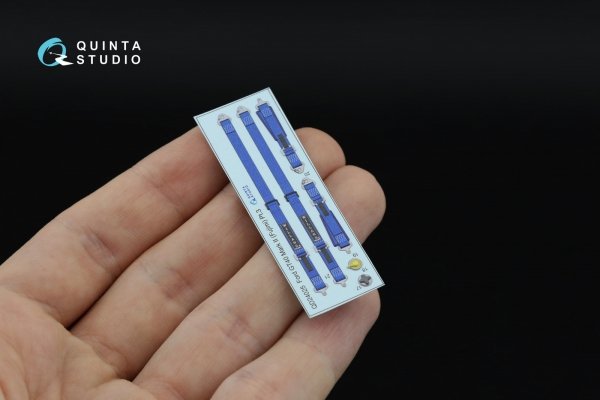 Quinta Studio QD+24025 Ford GT40 Mark II 3D-Printed &amp; coloured Interior on decal paper (Fujimi) (with 3D-printed resin parts) 1/24