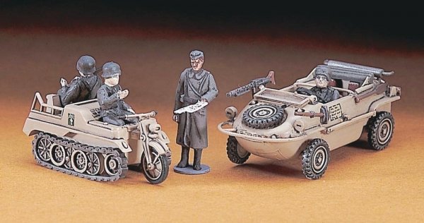 Hasegawa MT13 Schwimmwagen / Kettenkrad (1:72)