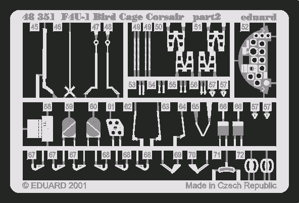 Eduard 48351 F4U-1 Birdcage 1/48 TAMIYA