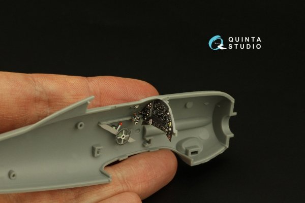 Quinta Studio QD48402 Gloster Gladiator MKII 3D-Printed &amp; coloured Interior on decal paper (I Love Kit) 1/48