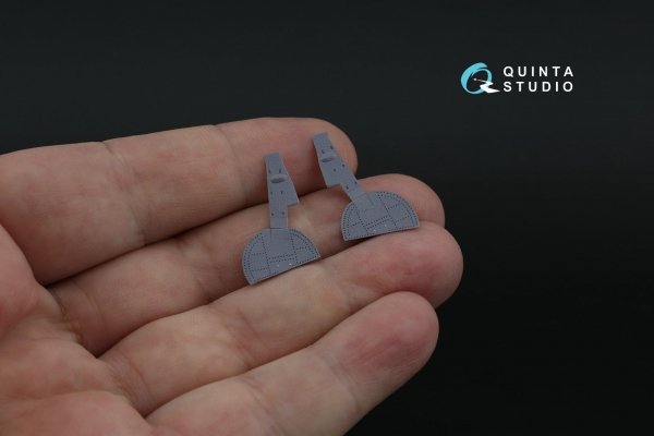 Quinta Studio QP48044 LaGG-3 Series 66 Flaps and Undercarriage Covers (Zvezda) 1/48
