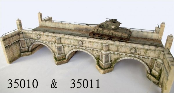 RT-Diorama 35011 Large Stone arch bridge - extension 1/35