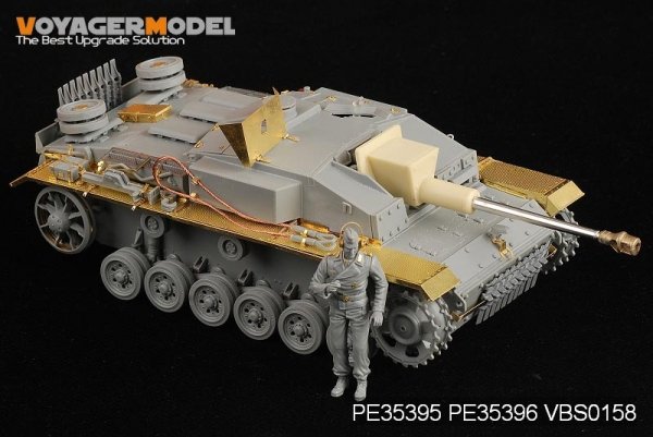 Voyager Model PE35395 WWII German StuG.III Ausf.F8 Late Production Basic For DRAGON 6644 1/35