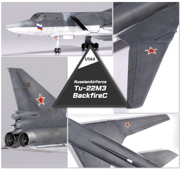 Academy 12636 Tu-22M3 Backfire C 1/144