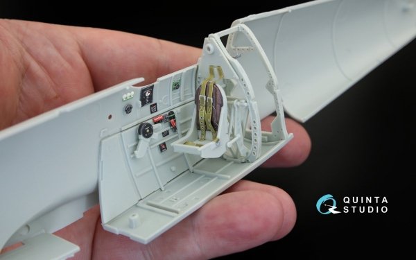 Quinta Studio QD32043 Spitfire Mk. II 3D-Printed &amp; coloured Interior on decal paper (for Revell kit) 1/32