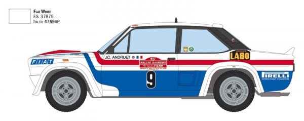 Italeri 3621 Fiat 131 Abarth 1977 Sanremo Rally Winner 1/24