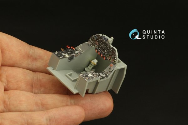 Quinta Studio QD32158 Do 335A 3D-Printed &amp; coloured Interior on decal paper (HK models) 1/32