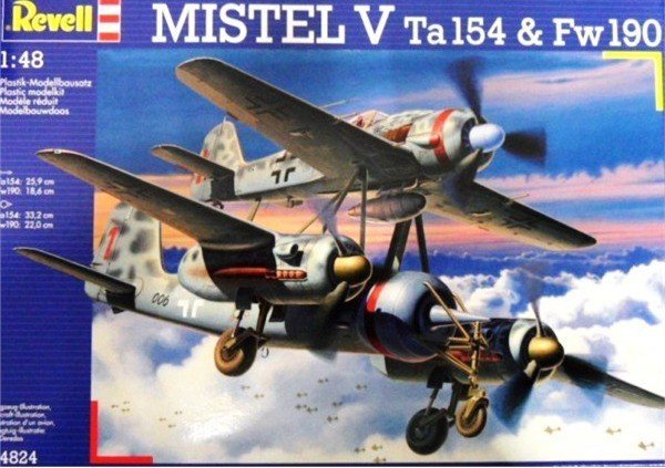 Revell 04824 TA 154 Mistel &amp; Focke Wulf Fw 190 (1:48)