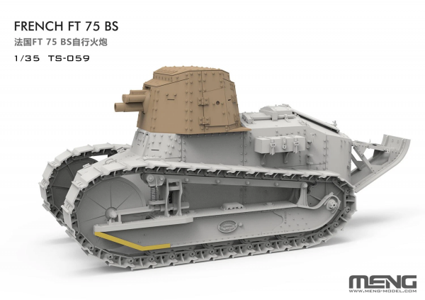 Meng Model TS-059 French FT 75 BS 1/35