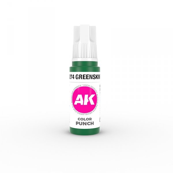 AK Interactive AK11274 GREENSKIN PUNCH – COLOR PUNCH 17ml