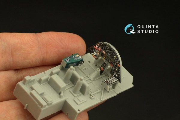Quinta Studio QD48351 TBF-1C 3D-Printed &amp; coloured Interior on decal paper (Hobby Boss) 1/48