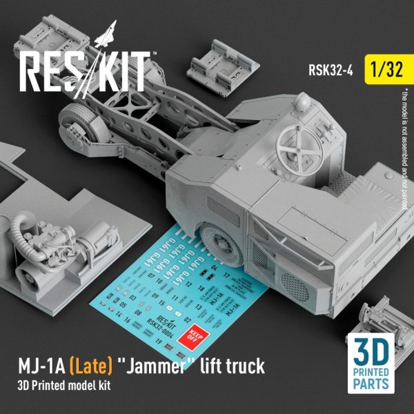 RESKIT RSK32-0004 MJ-1A (Late) "Jammer" lift truck  (3D Printed model kit) (1/32)