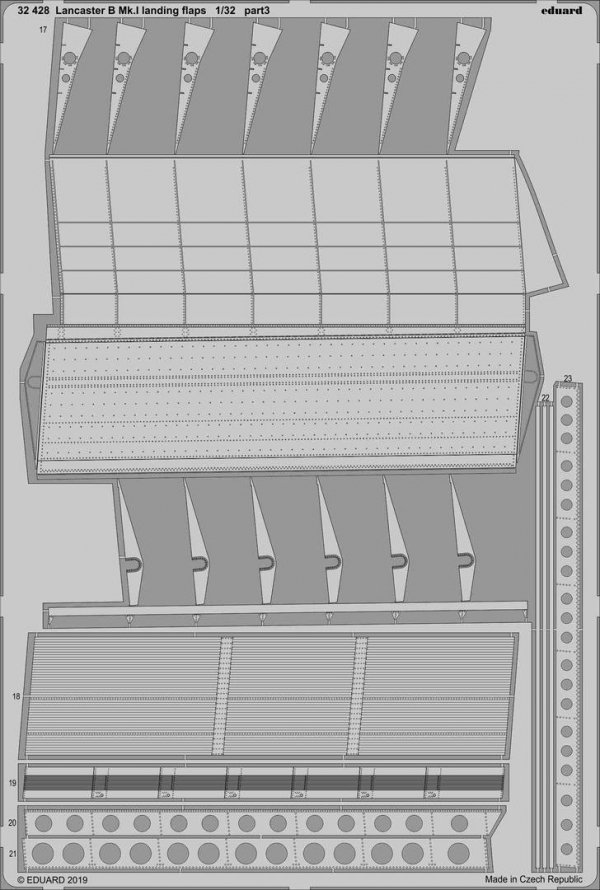 Eduard 32428 Lancaster B Mk. I landing flaps 1/32 HK MODELS