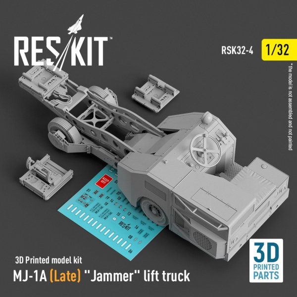 RESKIT RSK32-0004 MJ-1A (Late) "Jammer" lift truck  (3D Printed model kit) (1/32)