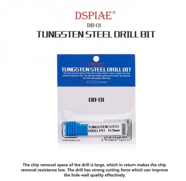 DSPIAE DB-01 2.2mm Tungsten Steel Drill Bit / Wiertło ze stali wolframowej