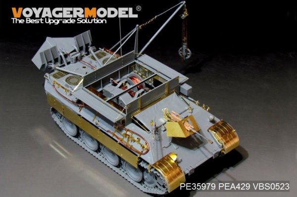 Voyager Model PE35979 WWII German Bergepanther Ausf.A (Early type,Panther A tool holders) Basic For TAKOM 2101 1/35