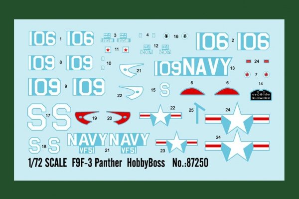 Hobby Boss 87250 F9F-3 Panther (1:72)