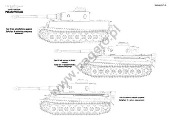 Kagero 7075 Panzerkampfwagen VI Tiger EN/PL