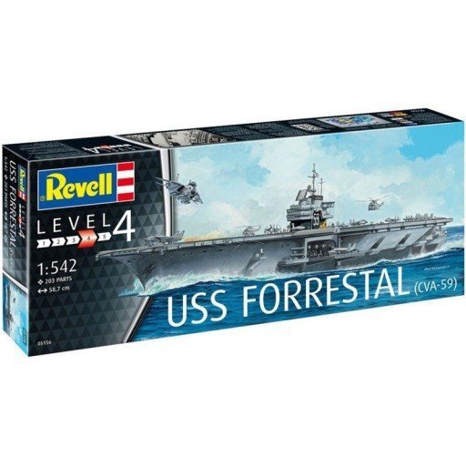 Revell 05156 USS Forrestal 1/542