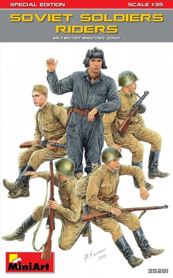 MiniArt 35281 SOVIET SOLDIERS RIDERS. SPECIAL EDITION (1:35)