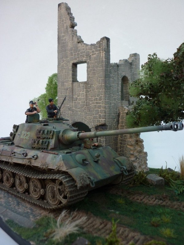 RT-Diorama 35131 Diorama-Base: &quot;Medieval Castle Street&quot; 1/35