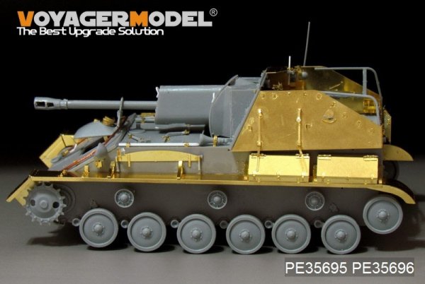 Voyager Model PE35695 WWII Russian SU-76 Self-Propeller Gun basic For MiniArt 35053 1/35