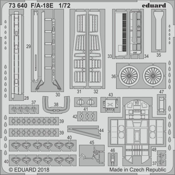Eduard 73640 F/ A-18E ACADEMY 1/72