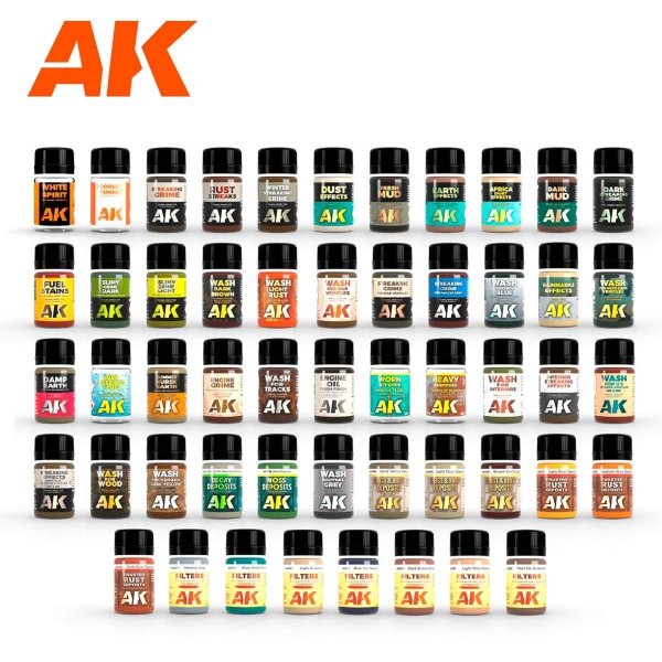 AK Interactive AK11708 THE BEST 52 EFFECTS FOR WEATHERING